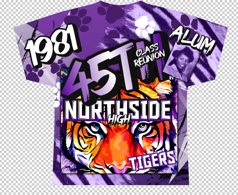 ADULT 3D/ALLOVER TEE (FRONT AND BACK)