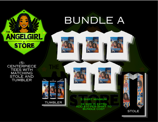 BUNDLE A | 5X Centerpiece Tees